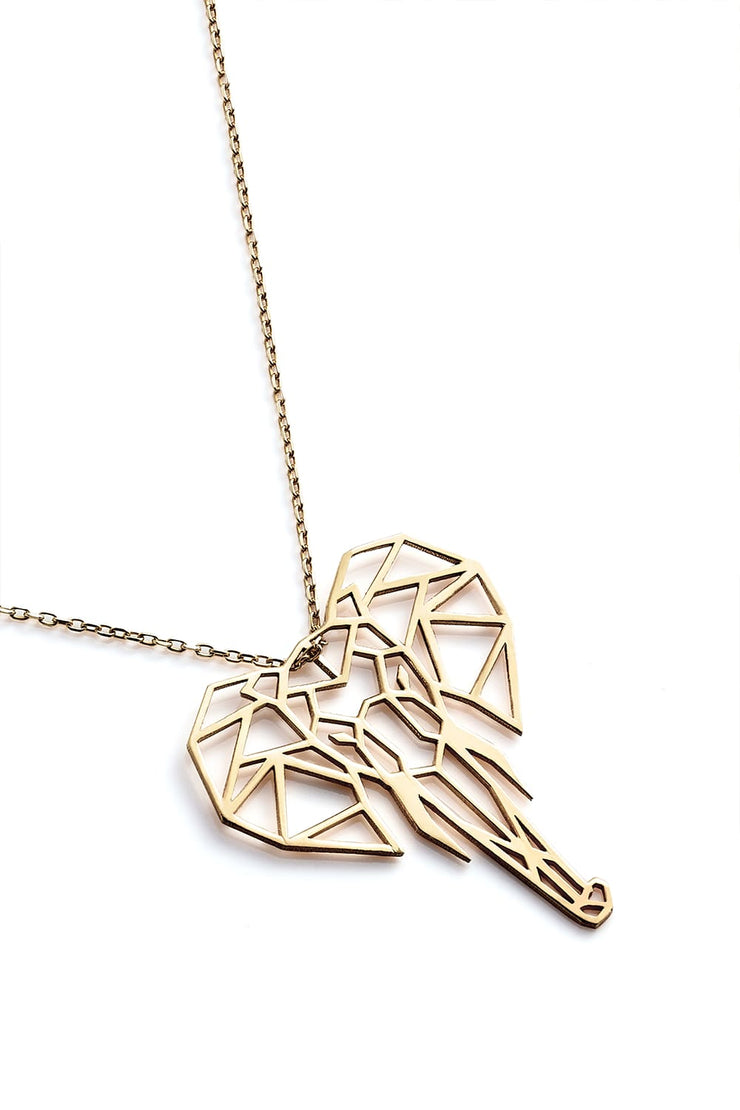 Elephant Necklace - Gold - Necklace