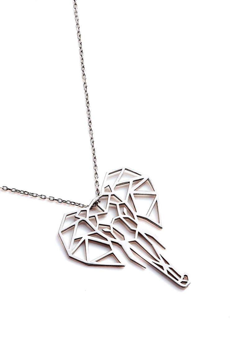 Elephant Necklace - Silver - Necklace