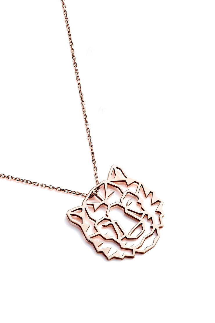Tiger Necklace - Rose Gold - Necklace