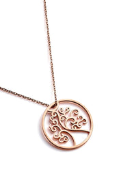 Tree Of Life Necklace - Rose Gold - Necklace