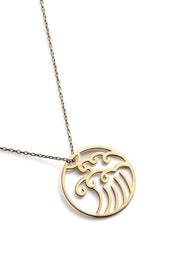 Wave Necklace - Gold - Necklace