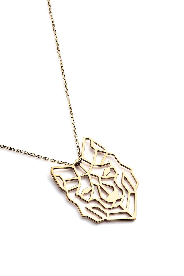 Wolf Necklace - Gold - Necklace