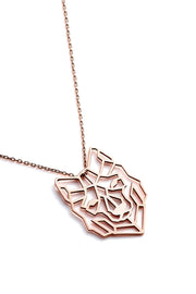 Wolf Necklace - Rose Gold - Necklace