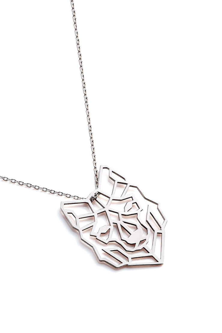 Wolf Necklace - Silver - Necklace